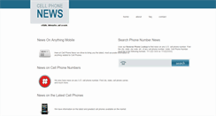 Desktop Screenshot of cellphonenews.com